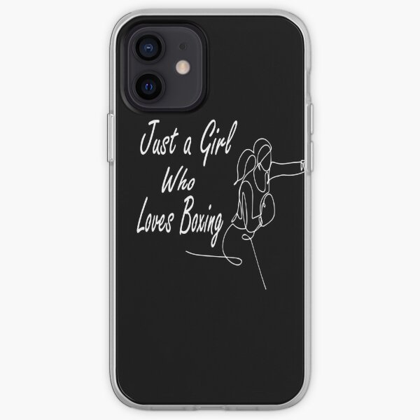 just a girl who loves boxing iPhone Soft Case
