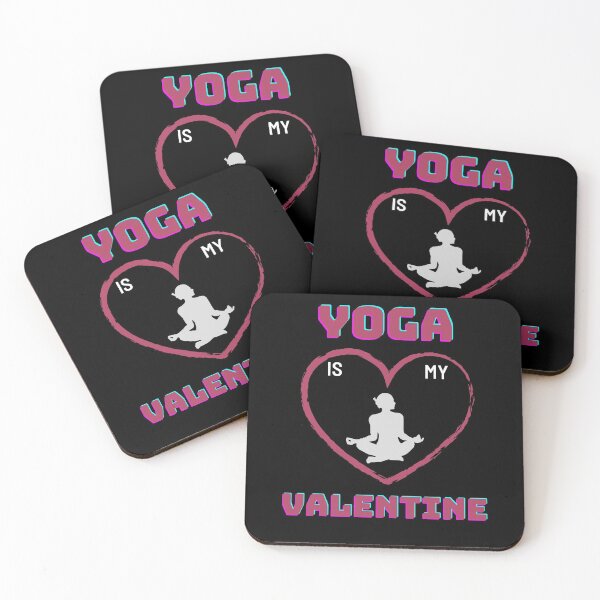 Item preview, Yoga Is My Valentine designed and sold by KaliminaDesigns.