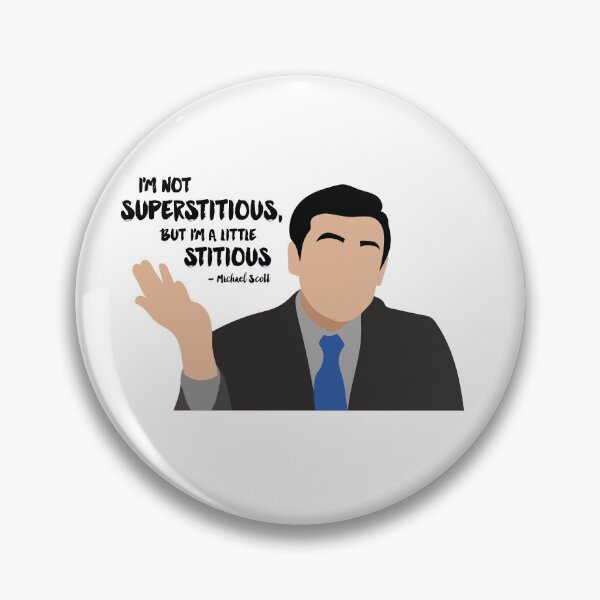Item preview, Little Stitious - Michael Scott The Office designed and sold by Erika Kronemberger.