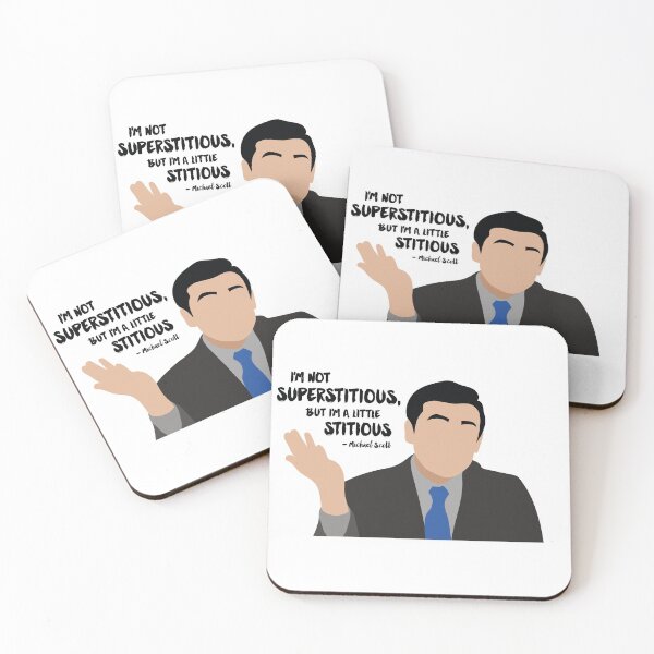 Item preview, Little Stitious - Michael Scott The Office designed and sold by Erika Kronemberger.