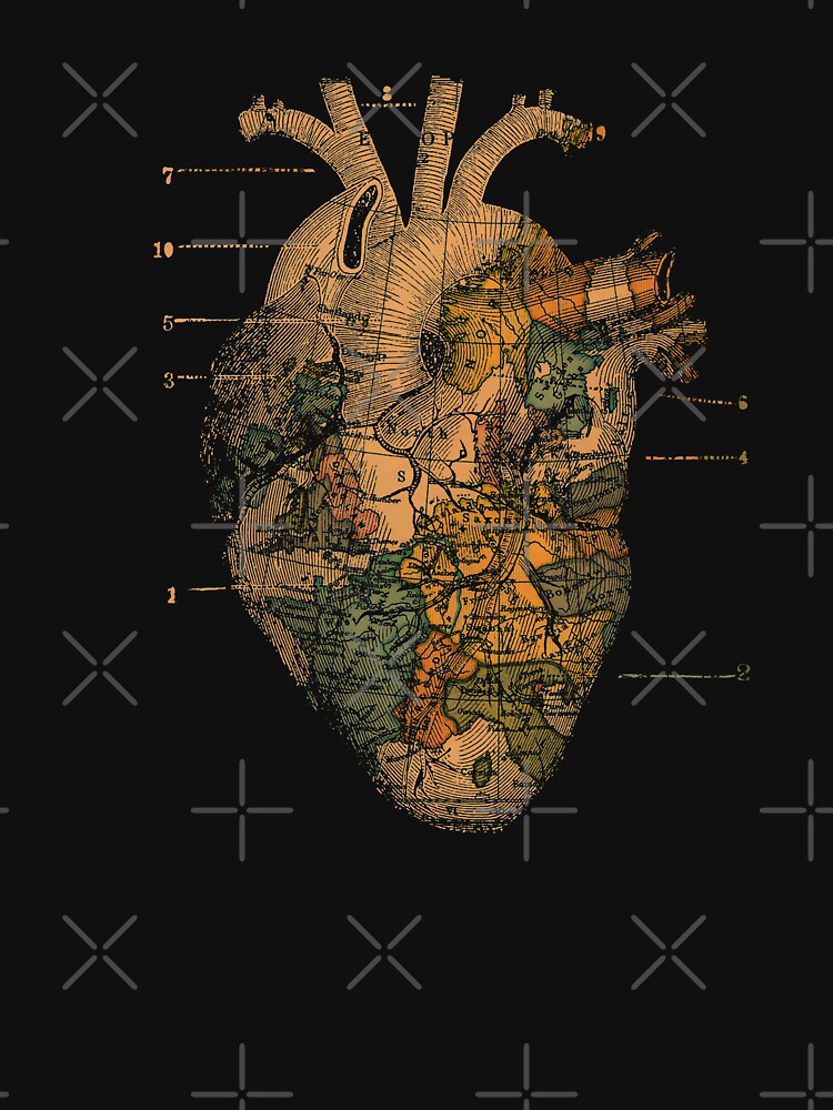 Thumbnail 7 of 7, Essential T-Shirt, I`ll Find you - Love Travel Heart Wanderlust designed and sold by tobiasfonseca.