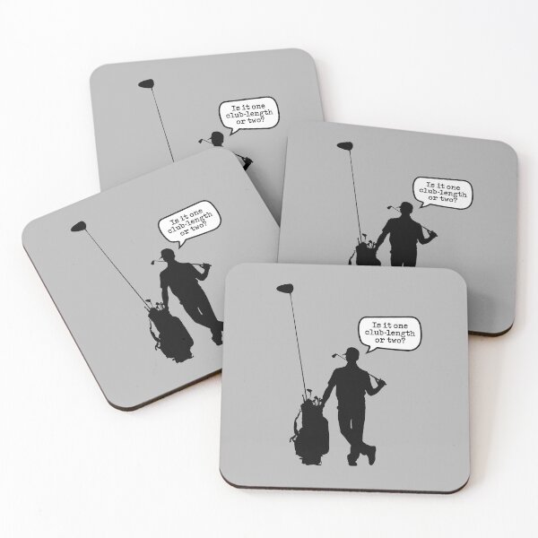 Item preview, Is it one club-length or two? Golfing rule humour designed and sold by Viva-la-Tees.