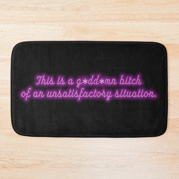 Item preview, Unsatisfactory Neon Sign - Pink Censored designed and sold by Crystal Heart CS.
