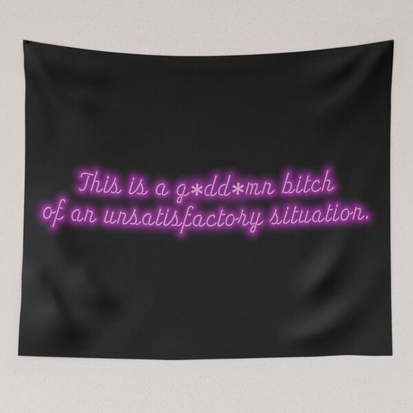 Item preview, Unsatisfactory Neon Sign - Pink Censored designed and sold by Crystal Heart CS.