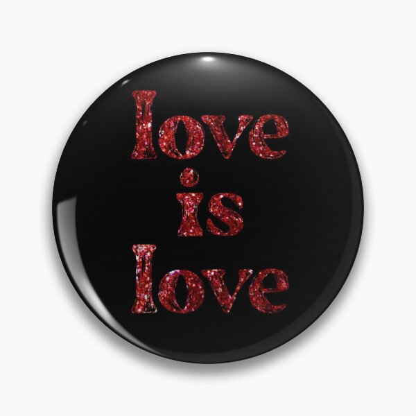 Item preview, love is love red glitter text design designed and sold by aurorassadprose.
