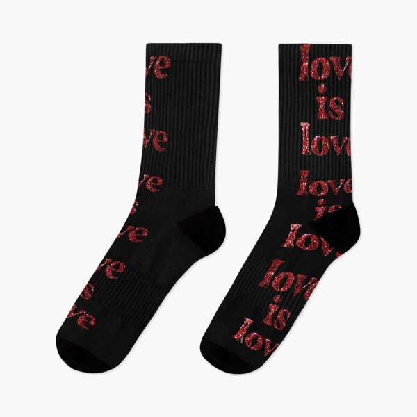 Artikelvorschau, Liebe ist Liebe Red Glitter Text Design entworfen und verkauft von aurorassadprose.