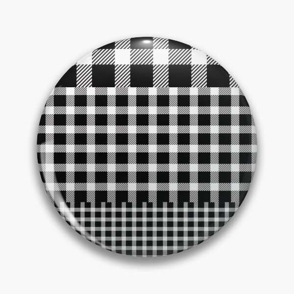 Item preview, 65 MCMLXV Black Gingham Plaid Mix Pattern designed and sold by 65 MCMLXV.