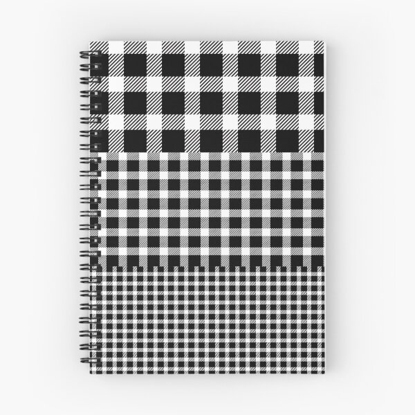 Item preview, 65 MCMLXV Black Gingham Plaid Mix Pattern designed and sold by 65 MCMLXV.