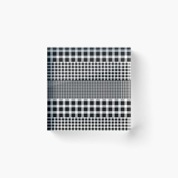 Item preview, 65 MCMLXV Black Gingham Plaid Mix Pattern designed and sold by 65 MCMLXV.