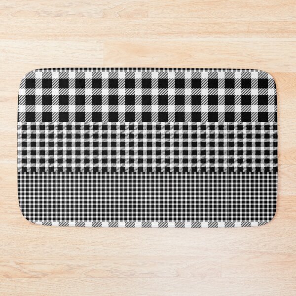 Item preview, 65 MCMLXV Black Gingham Plaid Mix Pattern designed and sold by 65 MCMLXV.