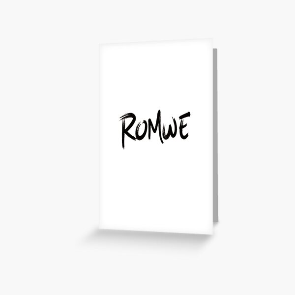 Romwe Greeting Cards Redbubble