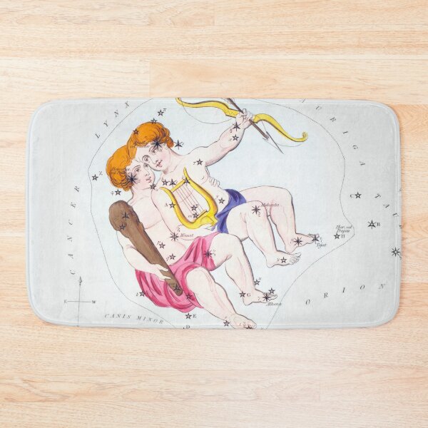 Item preview, Antique Gemini Constellation Map designed and sold by VintageArchive.