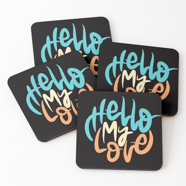 Item preview, Hello My Love Lettering designed and sold by Distrowlinc.