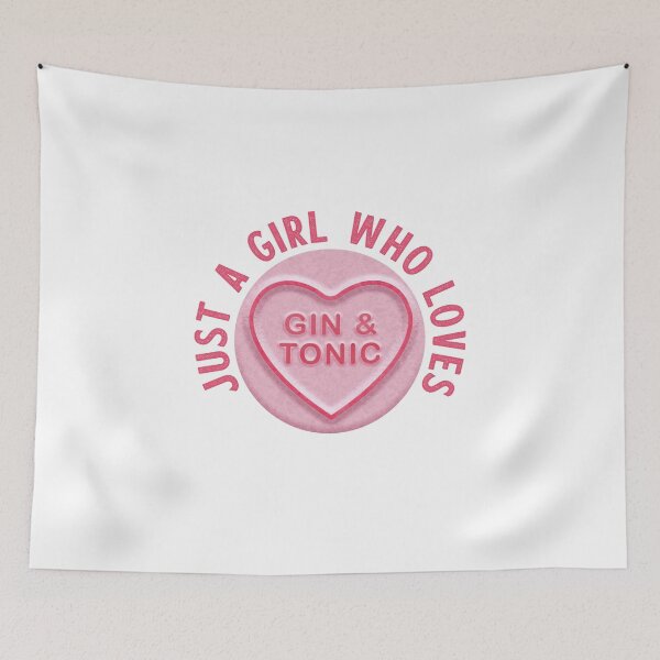 Item preview, Just A Girl Who Loves Gin And Tonic designed and sold by WASABISQUID.