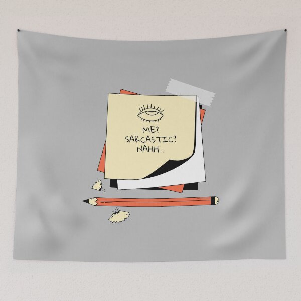 Item preview, Me? Sarcastic? Nahh designed and sold by rodmendonca.