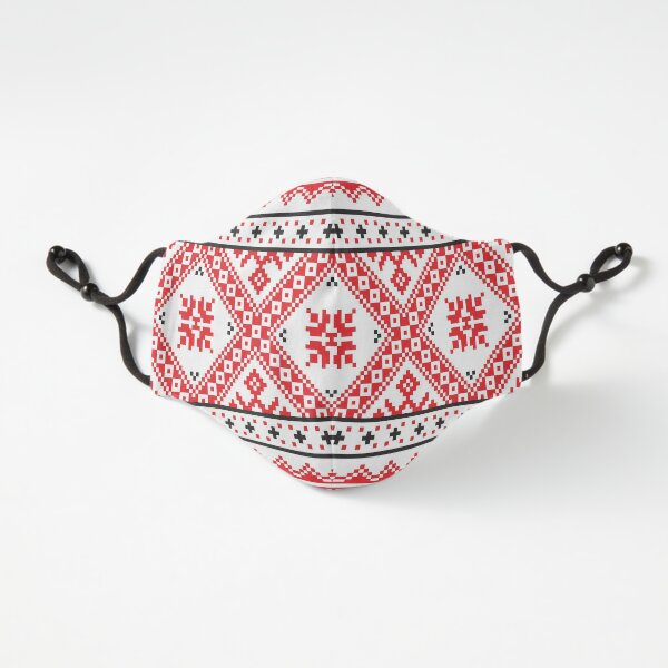 Fitted Masks, #Ukraine #Pattern - Ukrainian Embroidery: вишивка, vyshyvka #UkrainianPattern #UkrainianEmbroidery Fitted 3-Layer