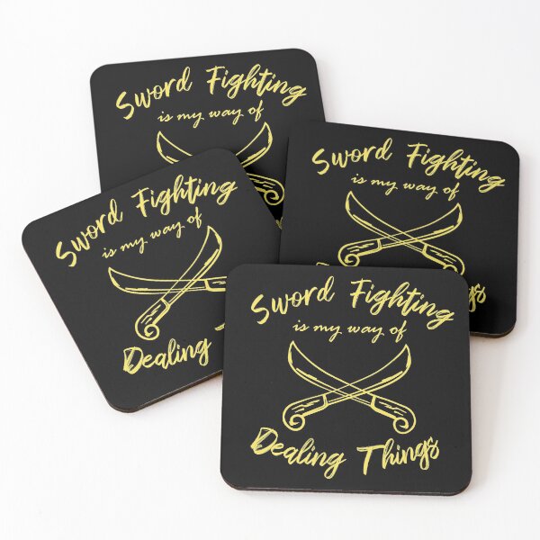 Item preview, Sword Fighting Is My Way Of Dealing Things designed and sold by munochill.