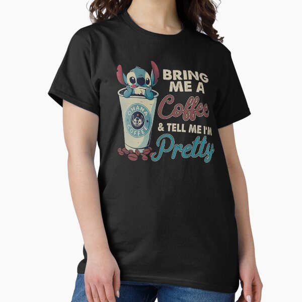 Vista previa del artículo con la obra «Café Disney Stitch Divertido», diseñado y vendido por Magical-Someday.