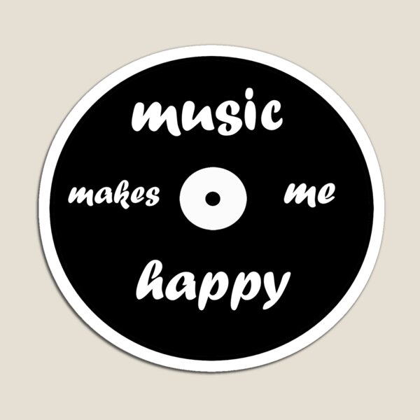 Item preview, music makes me happy designed and sold by allyoopdesigns.
