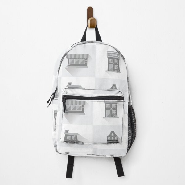 Item preview, Seamless grayscale pattern with old historic buildings designed and sold by elgreko.