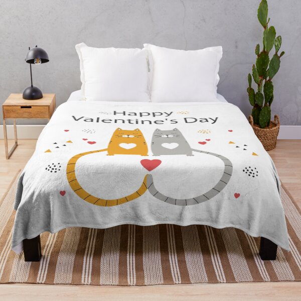 Item preview, Cute happy valentine day with cats designed and sold by Bashar-Design.