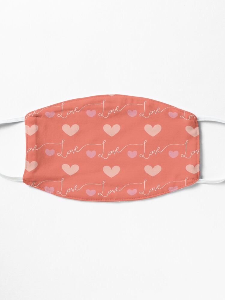 Alternate view of Cute Love Valentine's Day Pattern Mask