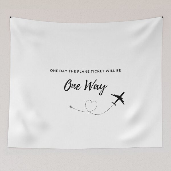Item preview, One Day the Plane Ticket will be One Way LDR Long Distance Relationship Valentine's Day Card designed and sold by fresh-princess.