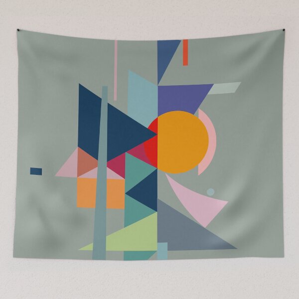 Item preview, Abstract composition - on grey designed and sold by korasi.