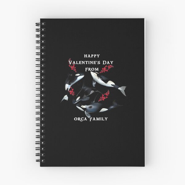 Item preview, Happy valentines day from orca family designed and sold by whaleharmony.