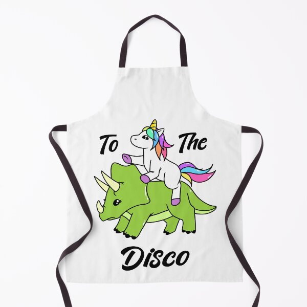 Item preview, To The Disco - cute Unicorn Riding Triceratops designed and sold by jijithedesigner.