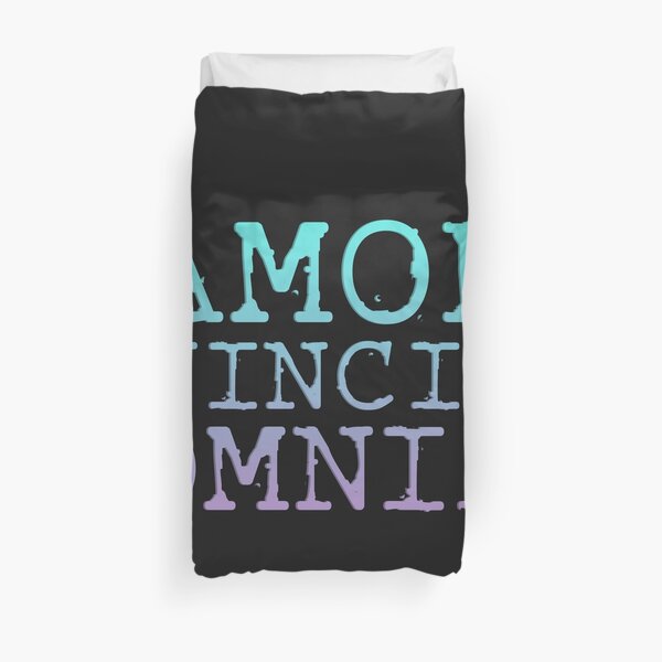 AMOR VINCIT OMNIA (Nuit) Housse de couette
