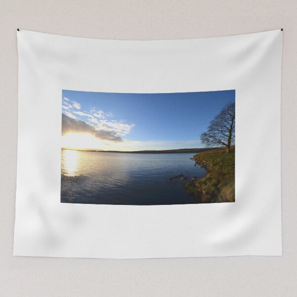 Item preview, Grimwith Reservoir at Last light during December Sun  designed and sold by HiddenGemsPics.