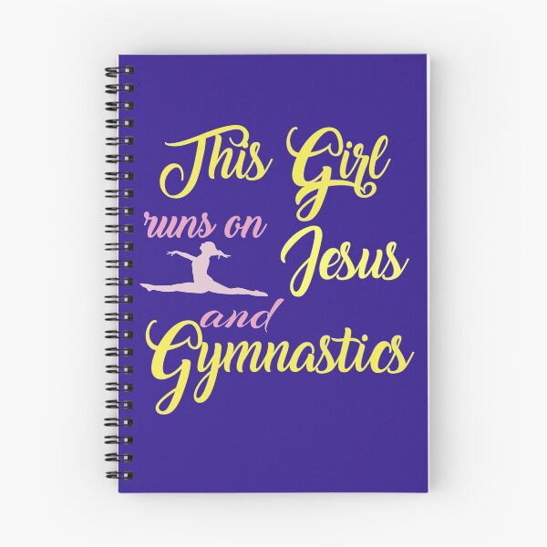 Item preview, This Girl runs on Jesus and Gymnastics designed and sold by Gymnastics Store.