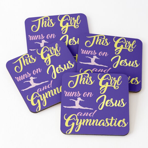 Item preview, This Girl runs on Jesus and Gymnastics designed and sold by Gymnastics Store.