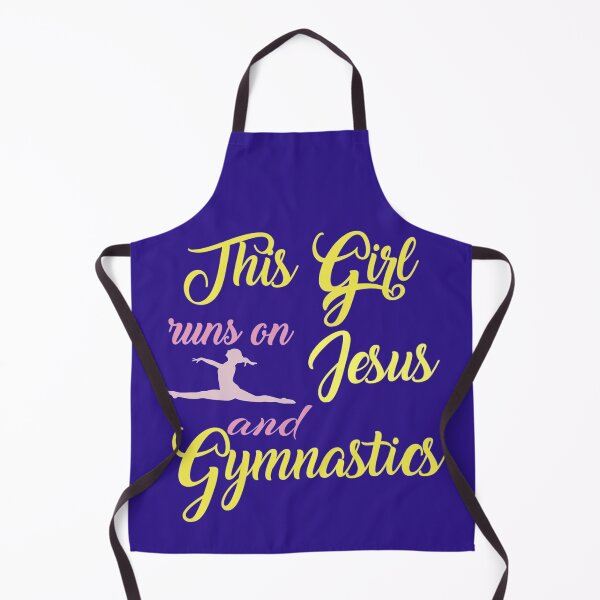 Item preview, This Girl runs on Jesus and Gymnastics designed and sold by Gymnastics Store.
