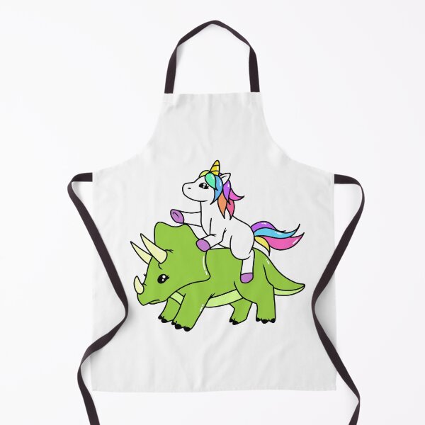 Item preview, Funny Unicorn Riding Triceratops designed and sold by jijithedesigner.