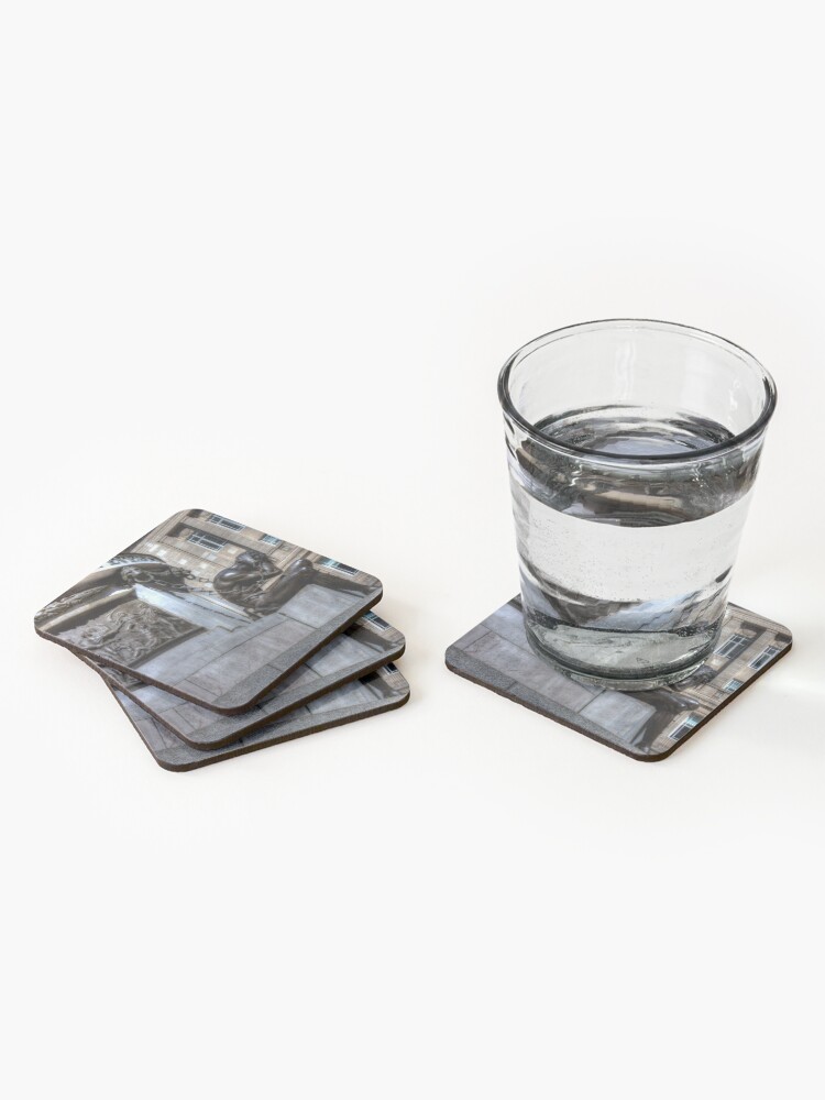 Alternate view of Slavery statue Coasters (Set of 4)