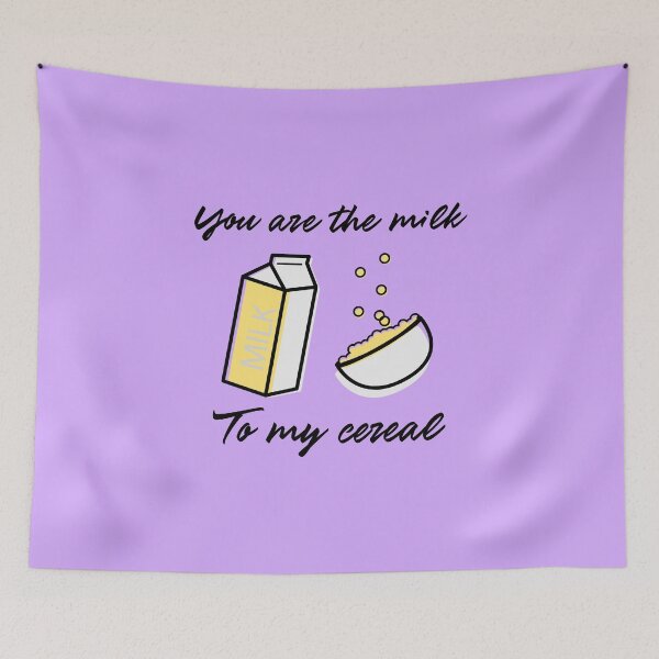 Item preview, Valentine With Milk And Cereal designed and sold by Made-By-Art.