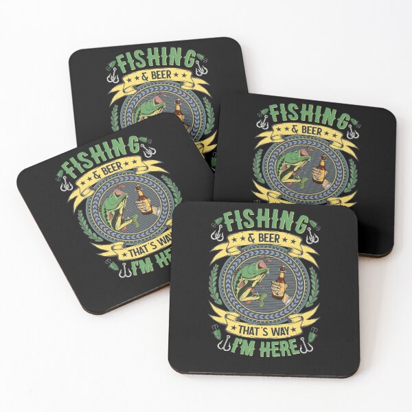 Artikelvorschau, Angeln und Bier I lustiges Angler Geschenk entworfen und verkauft von Grimbart.