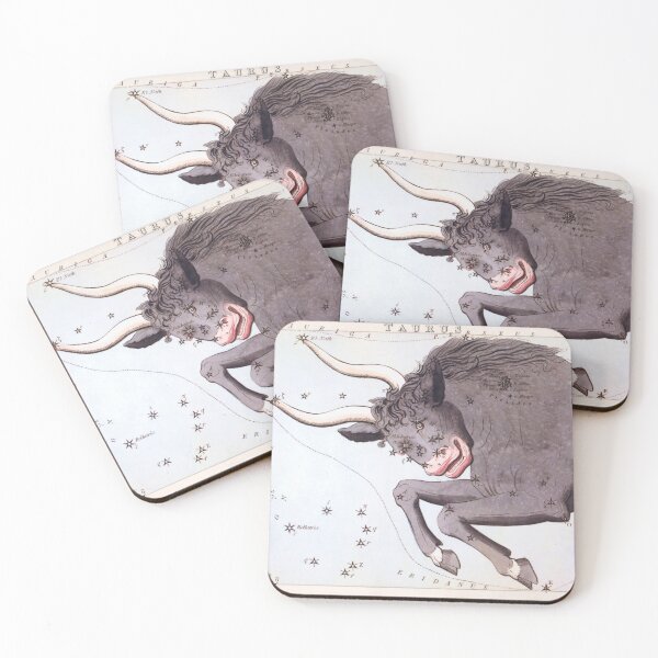Item preview, Antique Taurus Constellation Map designed and sold by VintageArchive.