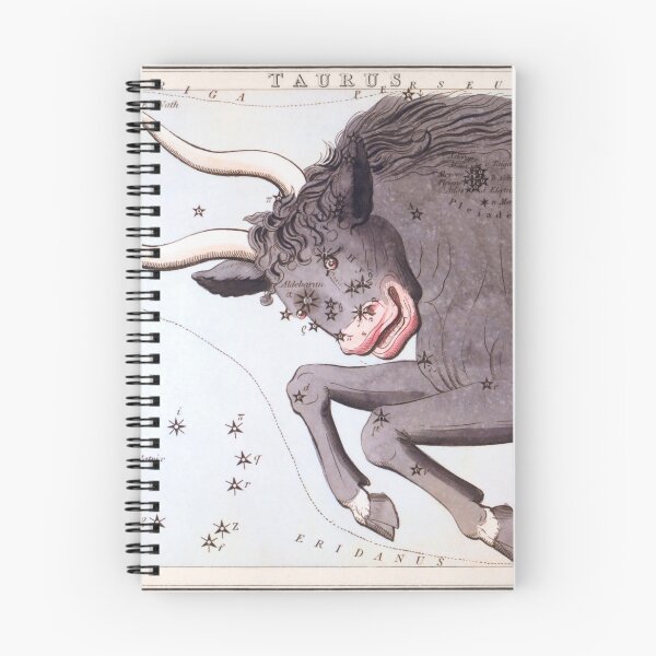 Item preview, Antique Taurus Constellation Map designed and sold by VintageArchive.