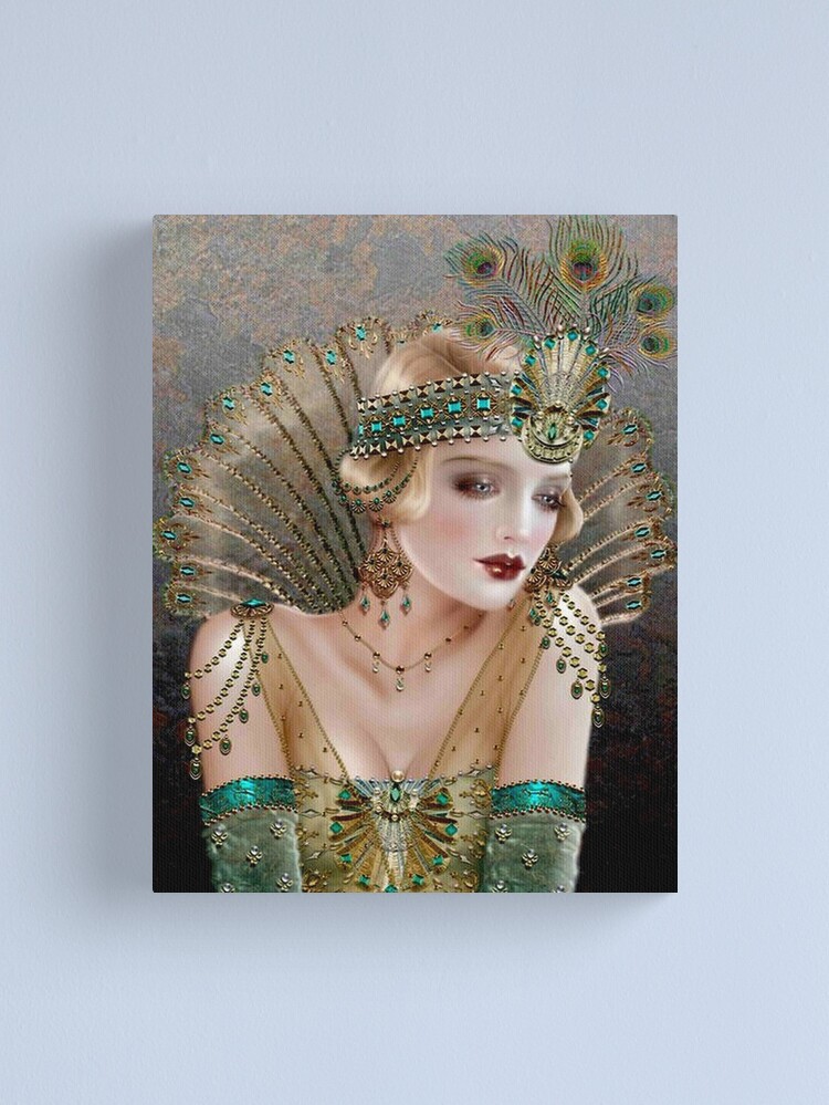 Alternate view of FLAPPER : Vintage 1929 Beautiful Fashion Magazine Advertising Print Canvas Print