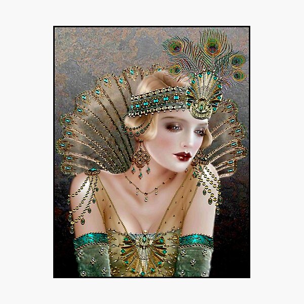 Item preview, FLAPPER : Vintage 1929 Beautiful Fashion Magazine Advertising Print designed and sold by posterbobs.