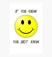 If you know Photographic Print