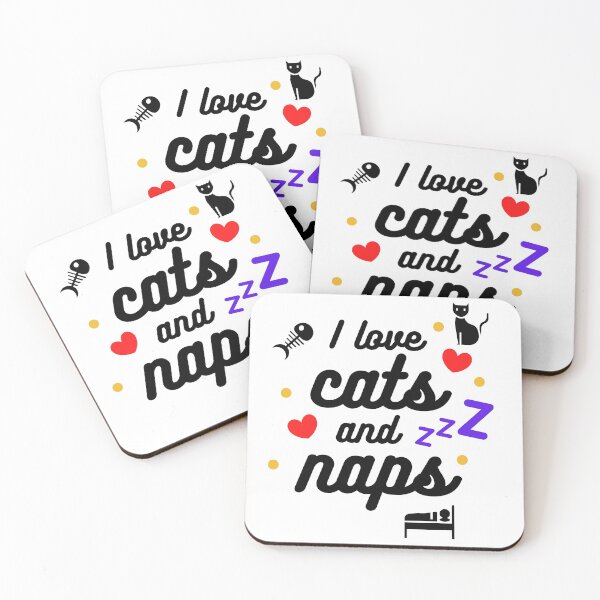 Item preview, Cats and Naps (Black) designed and sold by JessFranco.