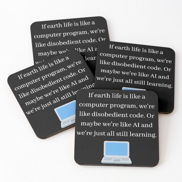 Item preview, We Are Disobedient Code-- Or Are We AI? designed and sold by ChristianCoding.