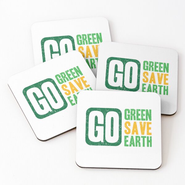 Item preview, Go Green Save Earth designed and sold by Mande Arts.