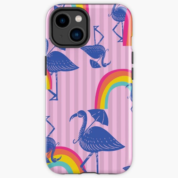flashy flamingo iPhone Tough Case
