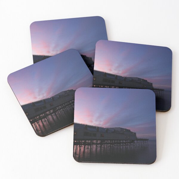Item preview, Aberystwyth's Royal Pier at sunset designed and sold by GreyFeatherPhot.