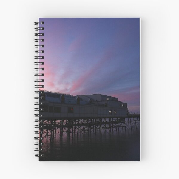 Item preview, Aberystwyth's Royal Pier at sunset designed and sold by GreyFeatherPhot.
